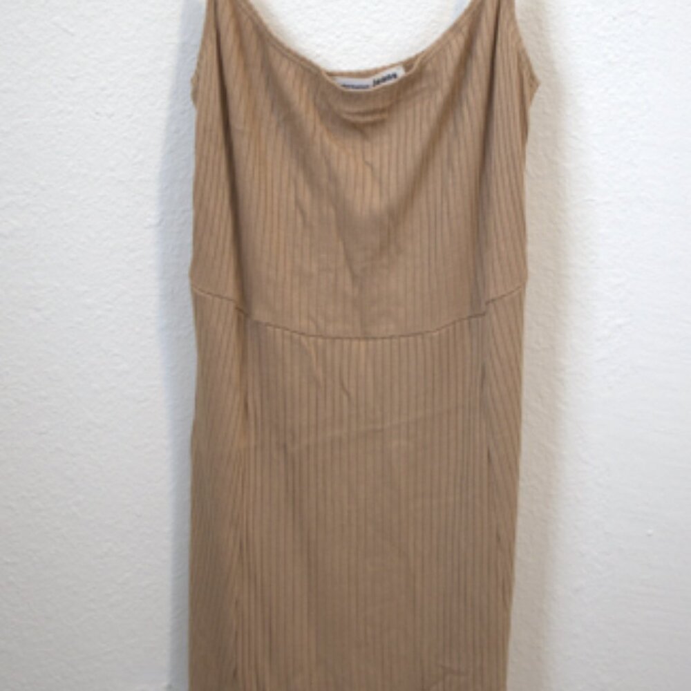 Reformation Tan Midi Dress